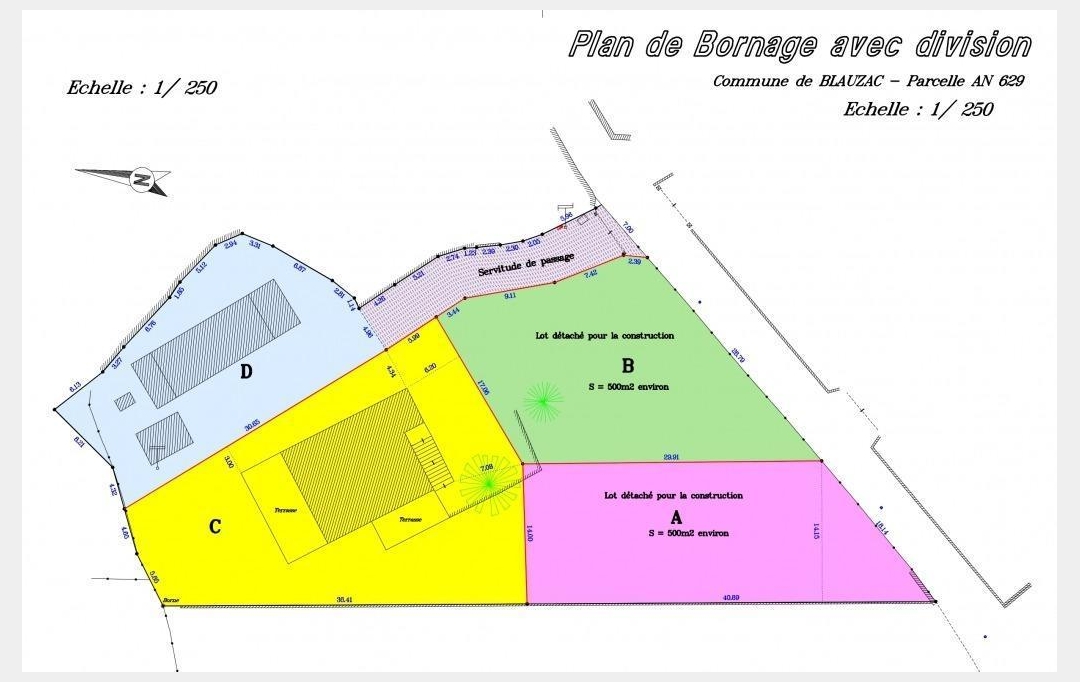 Annonces PONT DU GARD : Terrain | BLAUZAC (30700) | 500 m2 | 0 &euro; 